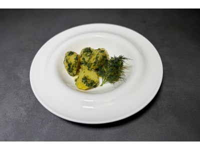 Boiled potatoes with greens Boiled potatoes with greens