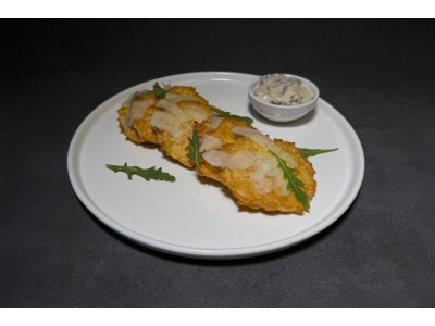 Potato pancakes with creamy mushroom sauce Potato pancakes with creamy mushroom sauce